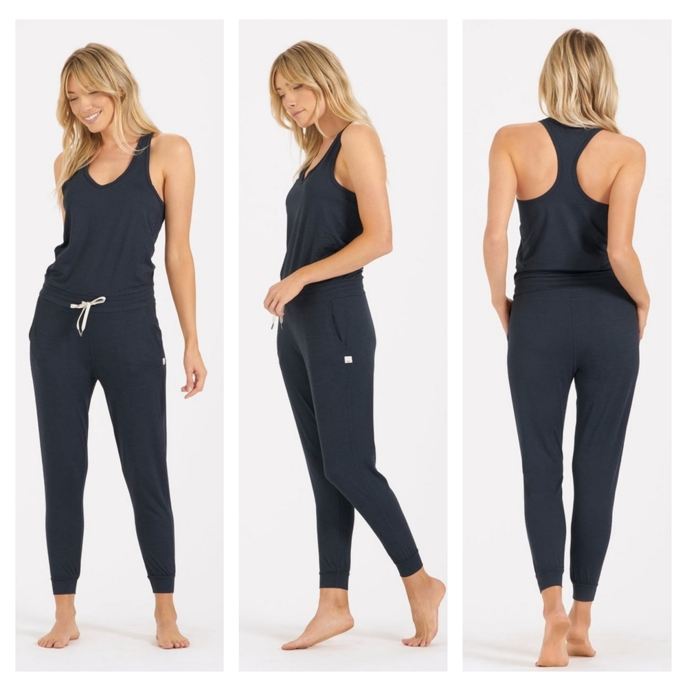 Vuori Navy Jumpsuit